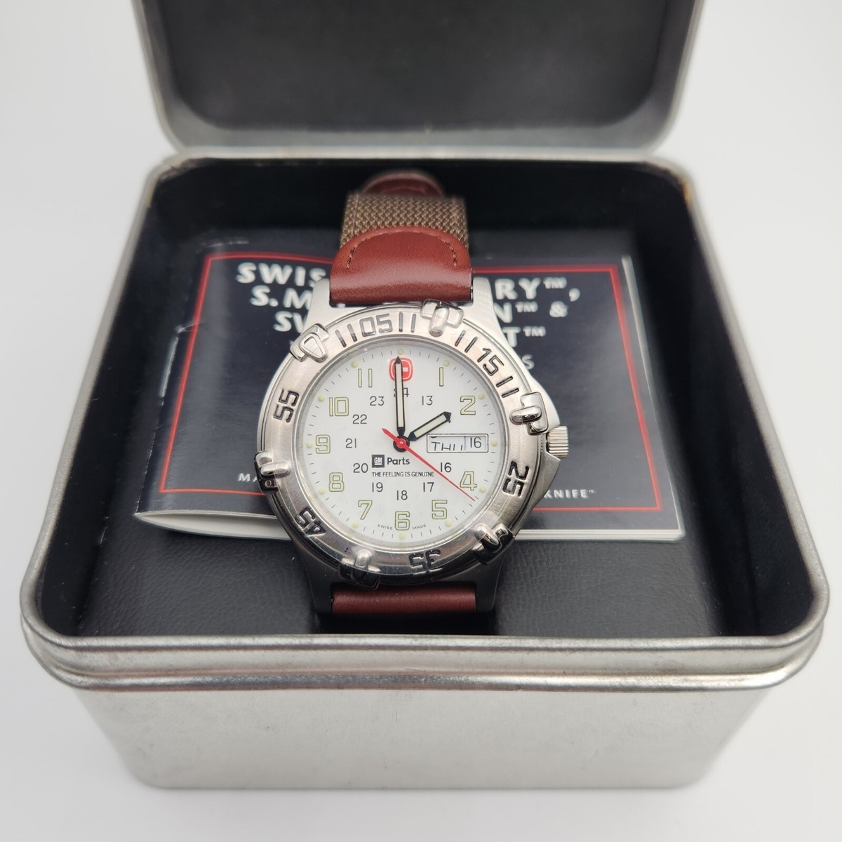 GM Parts Wenger Swiss Army Watch 096.0685 Men's Promotional Needs