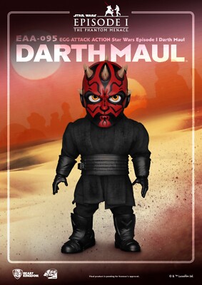 BEAST KINGDOM EGG ATTACK EAA-095 STAR WARS EPISODE 1 DARTH MAUL FIGURE NEW U.S.
