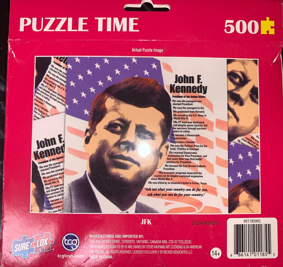 Rompecabezas John F. Kennedy 500 piezas JFK Foto 2 de 2