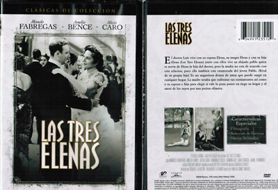 Las Tres Elenas Spanish DVD Disc +Cover Art NO Case Classic Film Manolo Fabregas
