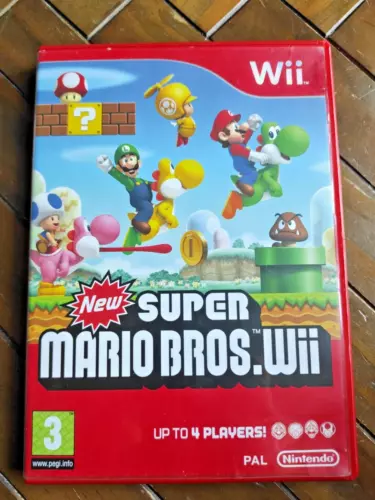 New Super Mario Bros Wii - Complete with Manual - PAL