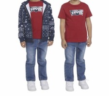 NEW LEVI'S Toddler Boys 3-Piece Set - Hoodie, Tee, Jean - Size 2T NWT