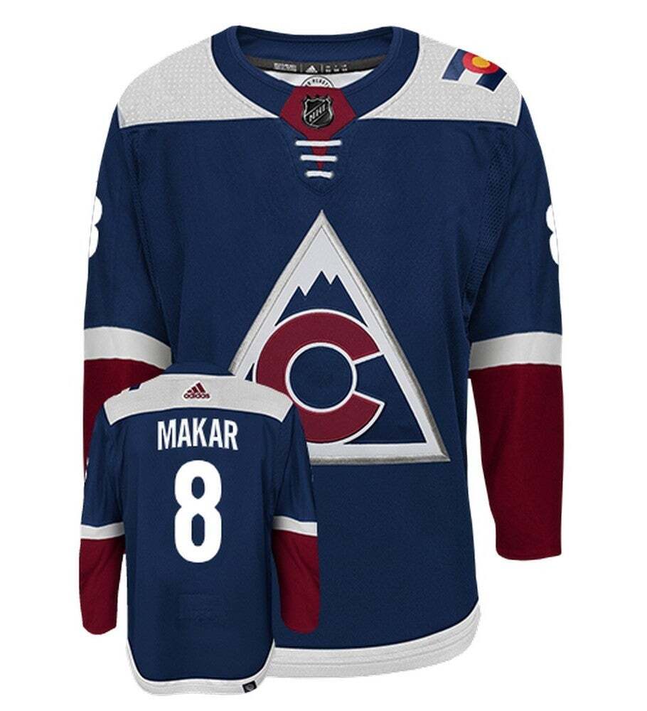 Adidas Cale Makar Colorado Avalanche Youth Authentic 2020/21 Away 2022  Stanley Cup Champions Jersey - White