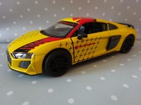 Audi R8 Sport Gelb Modelauto Ca.13Cm *Neu* 1:36 RüCkzugmotor