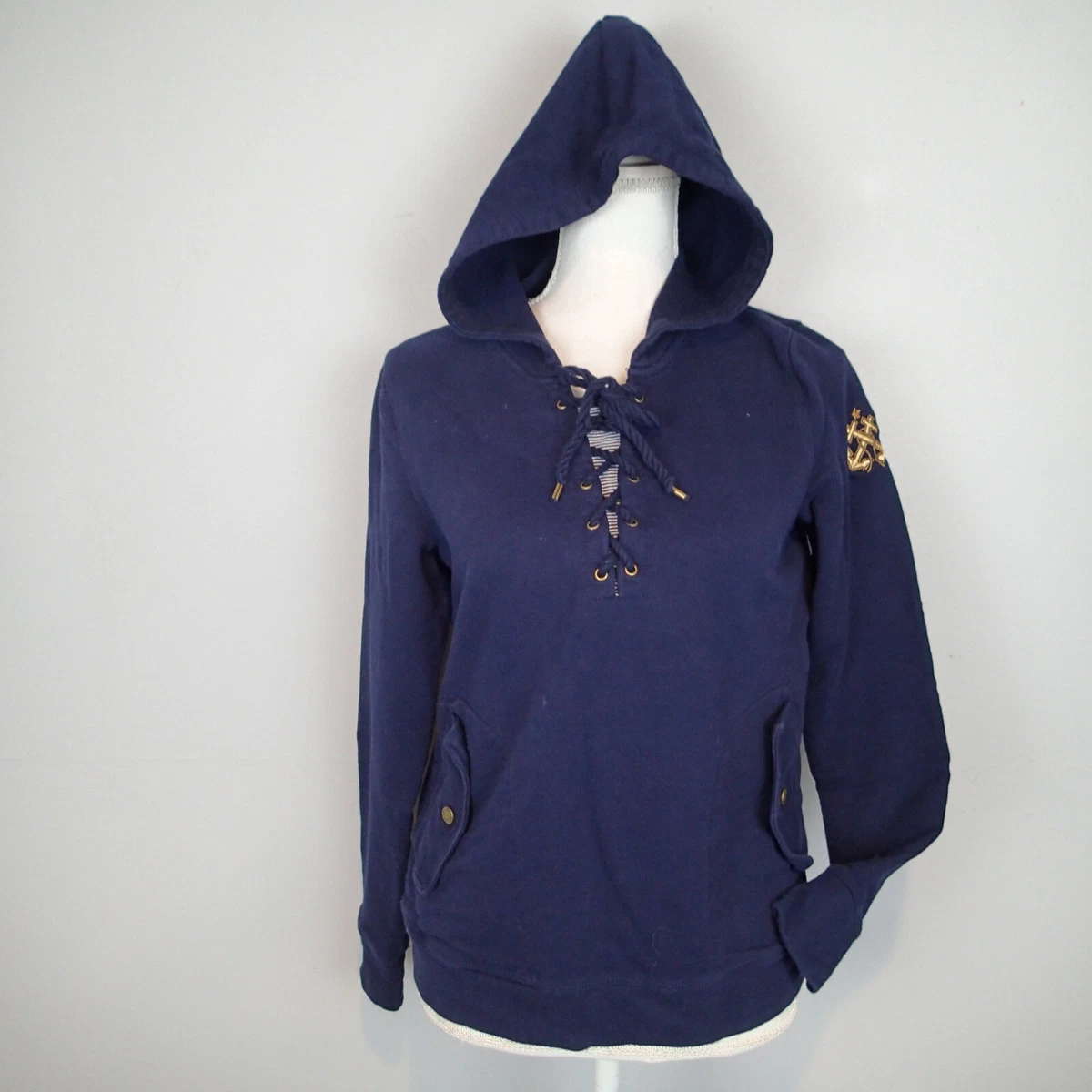 Ralph lauren outlet blue hoodie women's
