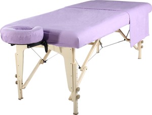 flannel massage universal cotton sheet purple natural table