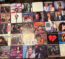 Lot of 30 45 rpm record picture sleeves only no vinyl 884