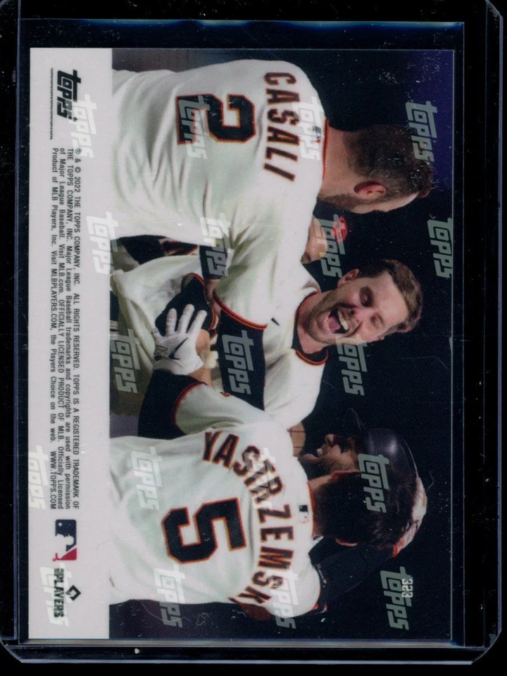 2022 Topps Now #323 Luis Gonzalez Base Card - Image 2 of 2