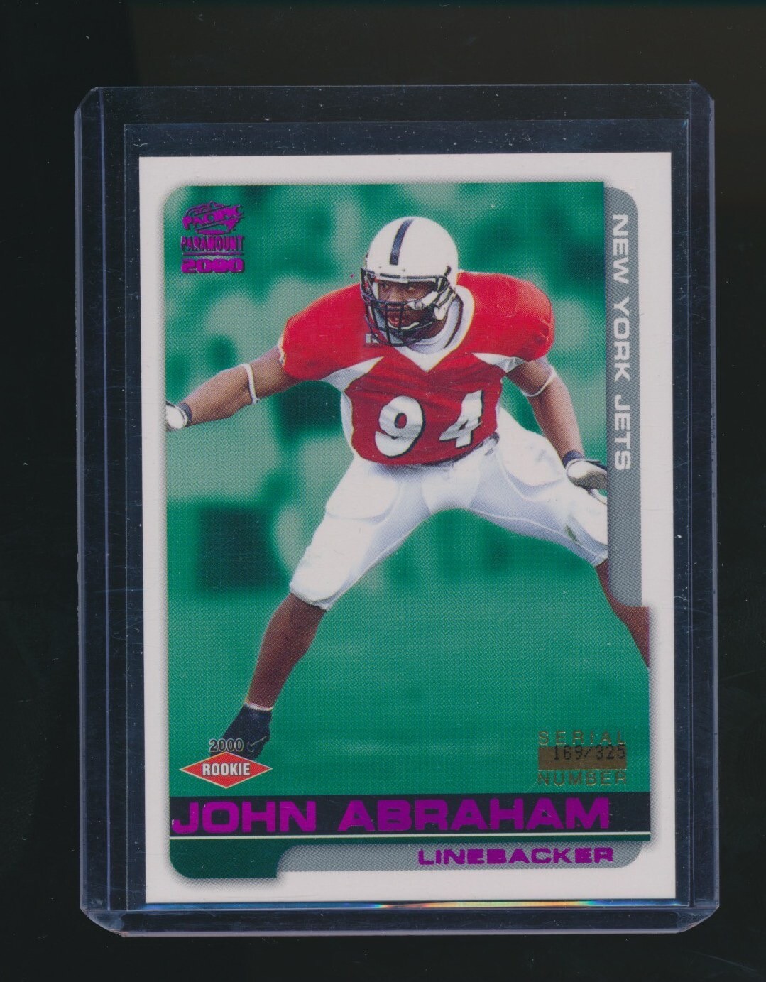 John Abraham Pacific Paramount #161 Draft Picks 325