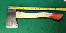 Vintage 13.5" No Maker's Mark Hatchet With Wood Handle