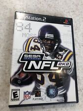 NFL 2K2 2002 SONY PLAYSTATION 2 PS2 PLAY STATION GAME DISC, MAUAL AND CASE NESHQ
