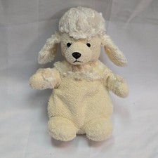 Target Tri Russ Stuffed Plush Luv Pets Cream Ivory Poodle Bichon Dog Beanbag 7"