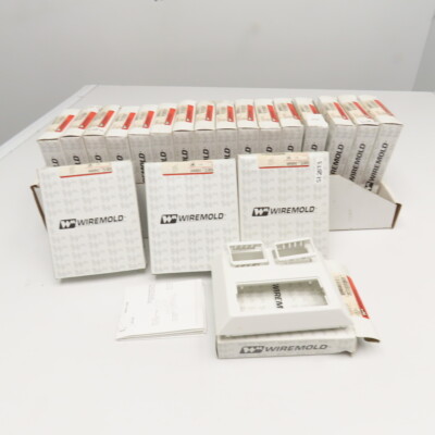 Wiremold 5007C-2ABWH Zugriff 5000 Tief Gerät Weiß Platte Passform Menge 20