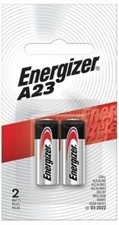 A23 Energizer Battery, 12 Volt - 2 Pack
