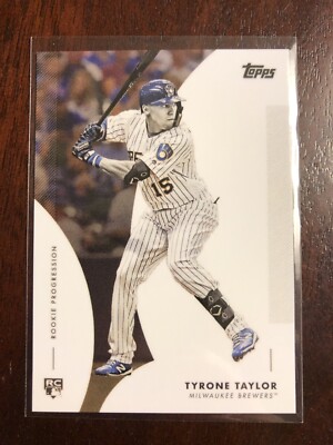 2020 TOPPS ON-DEMAND MLB ROOKIE PROGRESSION WAVE 1 CARD BREWERS TYRONE TAYLOR #7