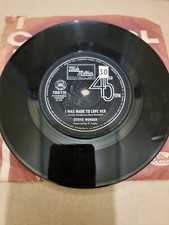 Stevie Wonder. I Was Made to Love Her. 7 Inch Single. Record Vinyl.  G