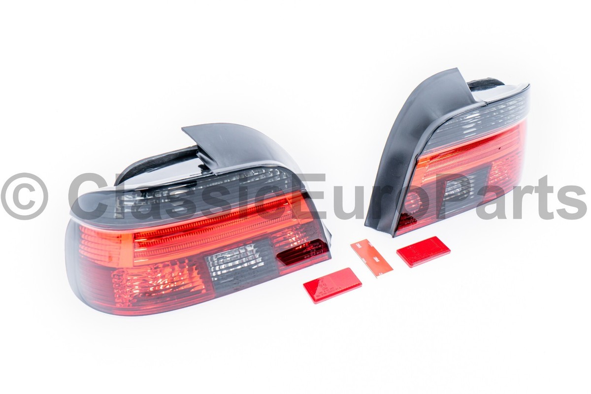 Smoked facelift look taillight conversion kit for BMW E39 sedan 95
