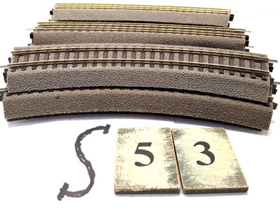 Roco Line Schienen Konvolut, gebogen, HO 1:87 (Los S53)
