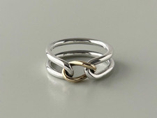 Georg Jensen No.A240 Andreas Mikkelsen Sterling Silver Ring US5-5.5 in Rare