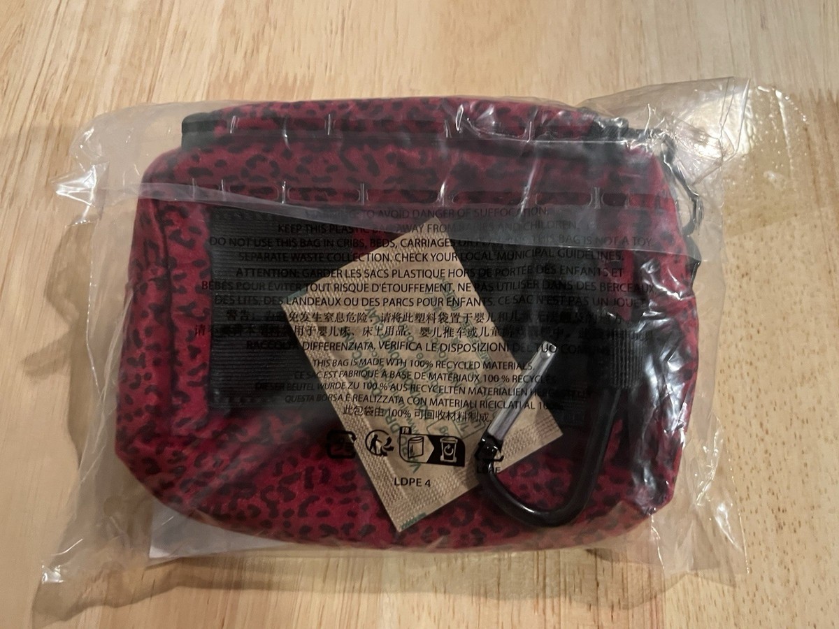 Supreme Velvet Mini Pouch Red Leopard FW25 NEW | eBay