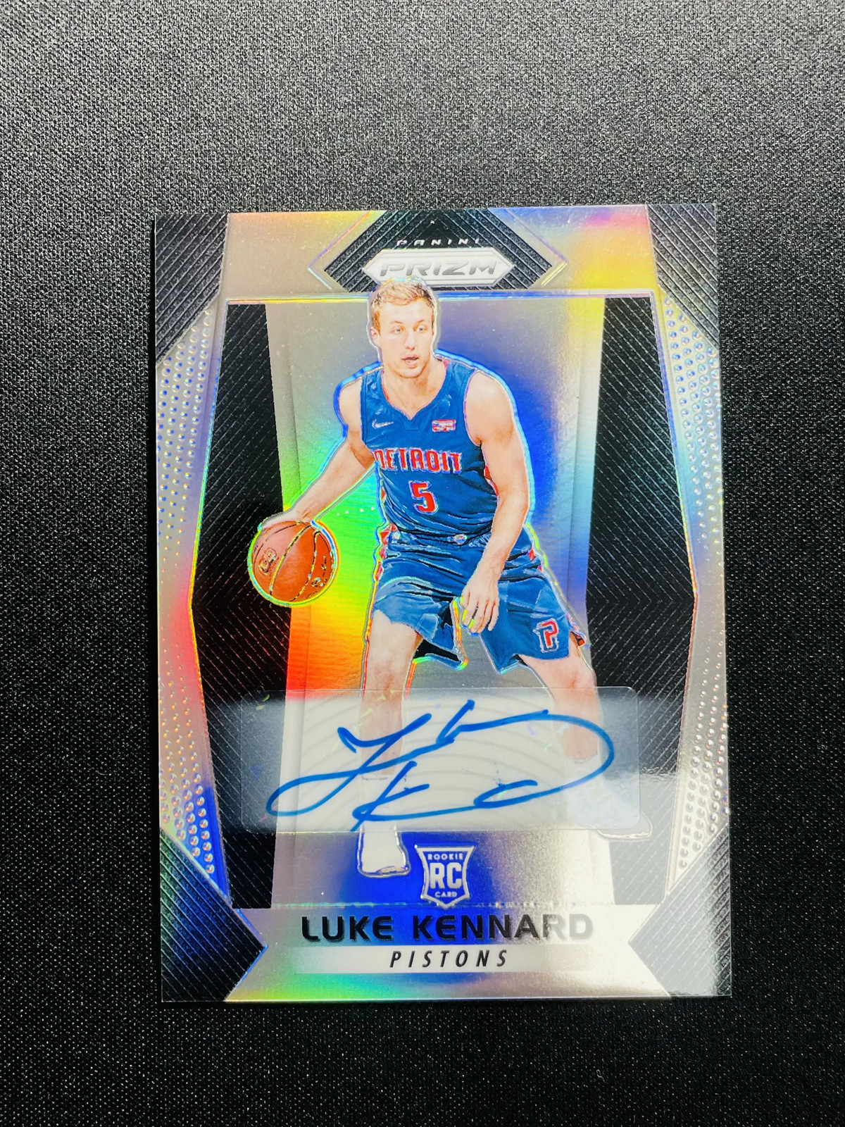 2017-18 Panini Prizm Rookie Autograph Luke Kennard #171 Silver RC Auto MJ29
