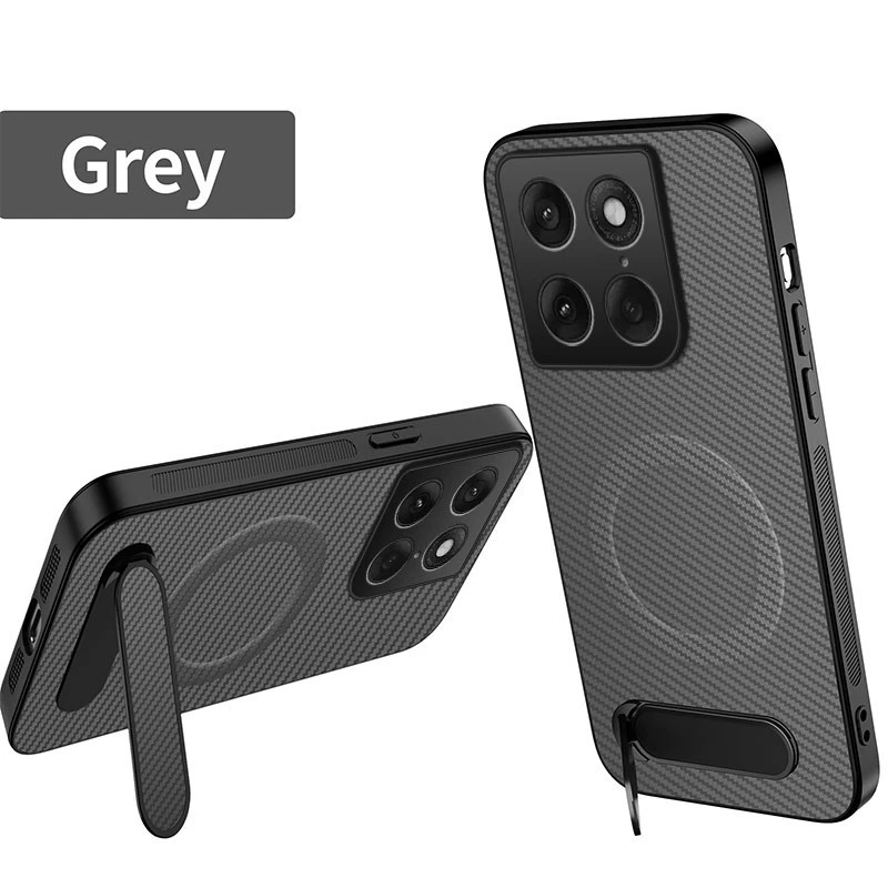 For Motorola Signature Edge70 Pro 60 Fusion Carbon Fiber Skin Magnetic StandCase - Picture 4 of 15
