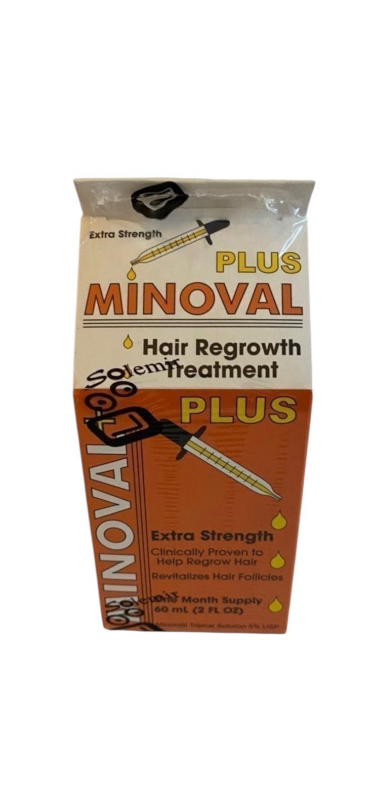 MINOVAL PLUS Hair Regrowth Treatment- For Men Extra Strength 2oz- 1pc ...