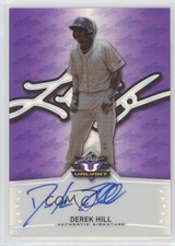 2014 Leaf Valiant Purple Prismatic 17/25 Derek Hill #BA-DH1 Auto 2r5