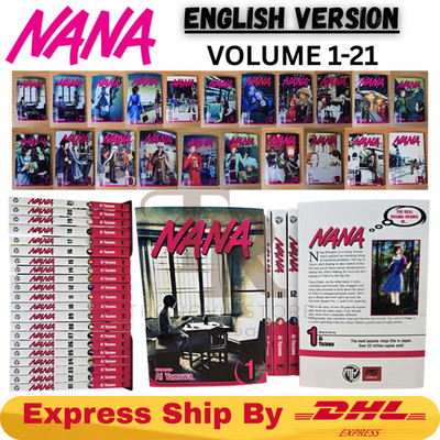 NANA Manga English Version Comic Book Vol.1-21 Complete Full/Half/Mini Set + DHL
