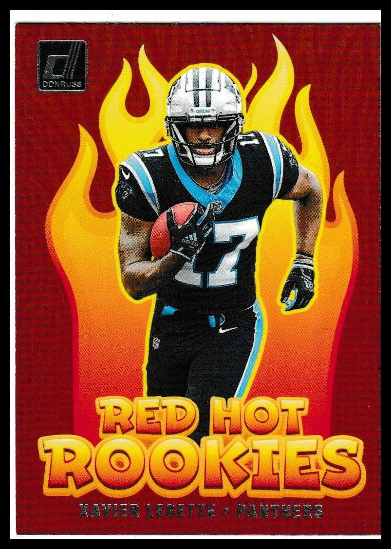 2024 Donruss #RHR-XLE Xavier Legette Red Hot Rookies Carolina Panthers