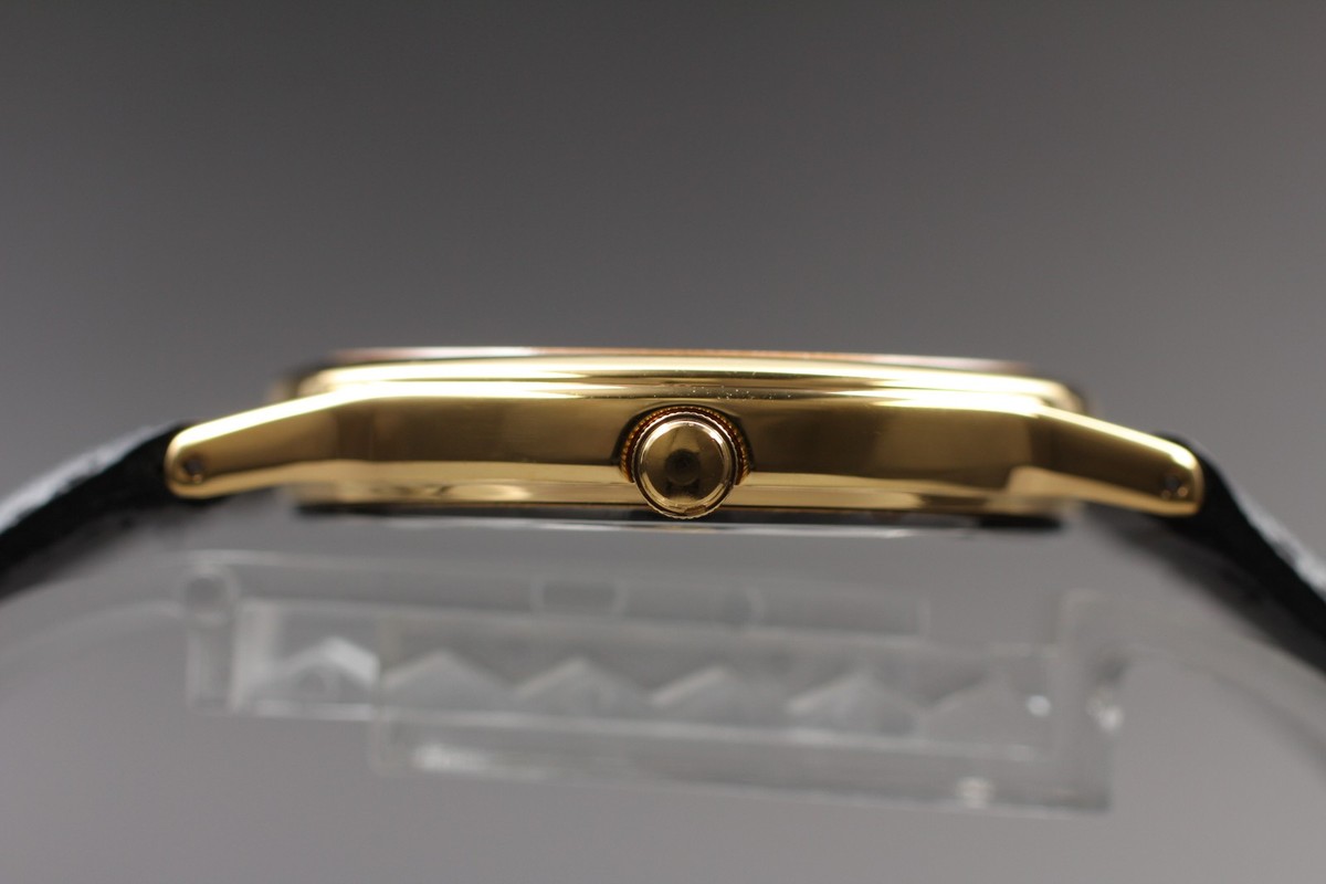 Vintage 1989 N MINT Seiko Avenue 2K23-6070 Small Second Gold Qz 