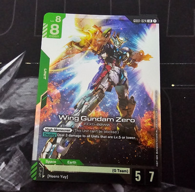 Gundam TCG - Wing Gundam Zero - Newtype Rising [GD01] - GD01-024 - Englisch