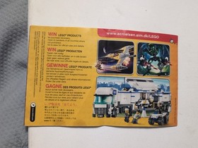 LEGO Indiana Jones 7624 Jungle Duel Instruction Manual Booklet Only