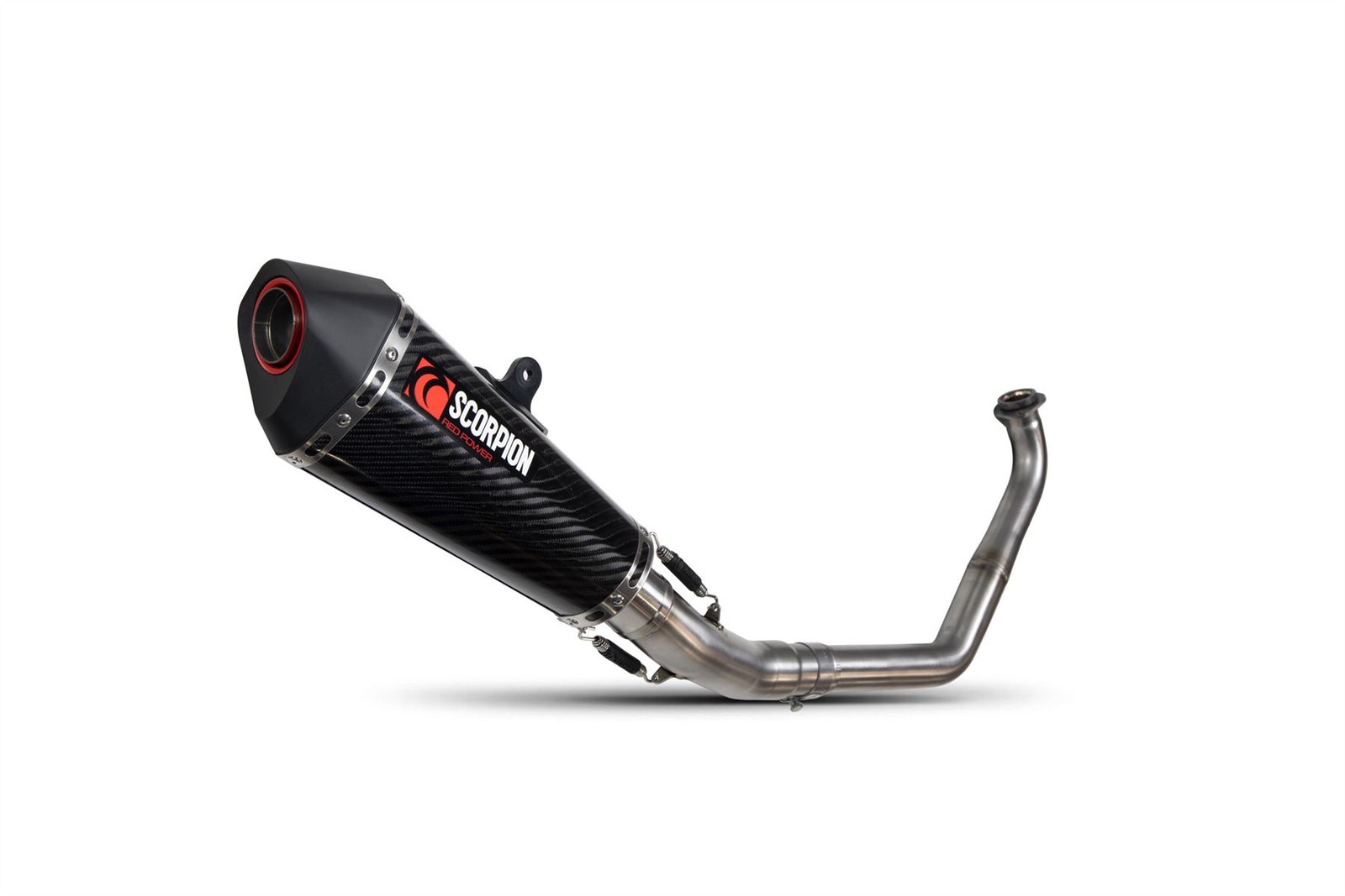 Scorpion Exhaust Serket Taper Full System Carbon Yamaha MT 125 2021-2024