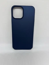 casekoo slim fit case compatible with iphone 12 pro max blue hard cover