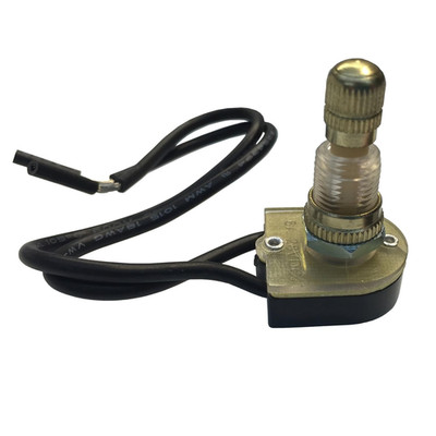 GSW-61 Electrical Rotary Switch, SPST, ON-OFF, 6 A/125V AC, 6 In