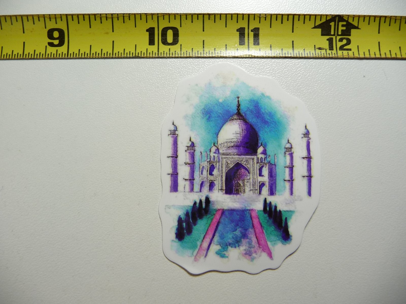Taj Mahal India Landmark Sticker for Laptop Travel Decal