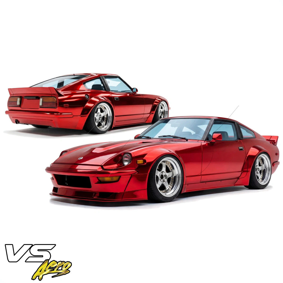 VSaero FRP TKYO Wide Body Kit w Wing (S130) 2 Seater for 280ZX