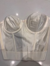 Bra 32 B Strapless Long line  - underwired low back Ivory  -Fantasie New