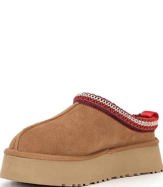 Zapatillas zueco plataforma detalle logotipo gamuza UGG Tazz II - Castaño - Todas las tallas Foto 4 de 4