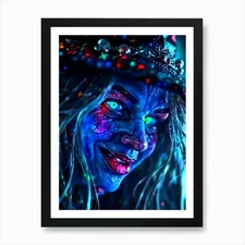 Mystical Fantasy Illustration 119 A Framed Wall Art Poster Canvas Print Picture