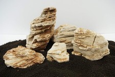 Lifegard Aquatics Aquascaping Crema Pagoda Rock Kit   Decorative Aquarium