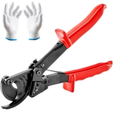 Ratcheting Cable Cutter 10" Ratchet Wire and Cable Cutter Cut to 240mm²