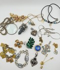 Fashion Jewelry Lot Of Pendants, Brooch, Pins, Necklace Rings — photo 1