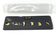  C Monopoly Empire Board Game Replacement Pieces GOLD Movers Tokens  Dice