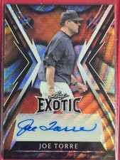 2023 Leaf Exotic Joe Torre Auto /1 BA-JT2