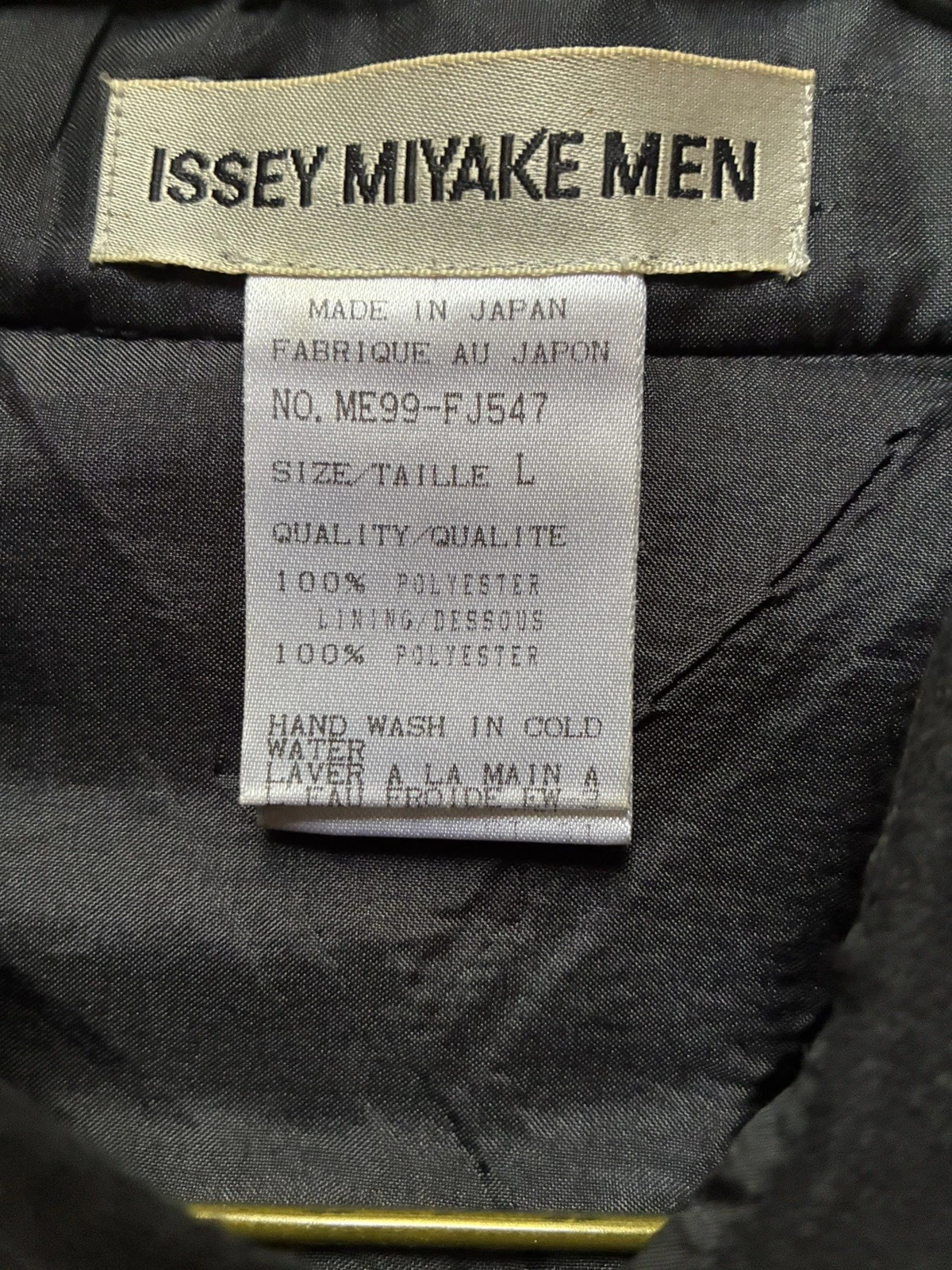 Men’s Issay Miyake pleated heavy shirt - product detail image 7