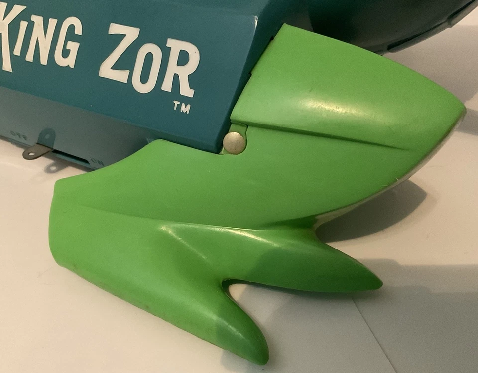 ВИНТАЖНАЯ ИДЕАЛЬНАЯ ИГРУШКА ДИНОЗАВР KING ZOR НА БАТАРЕЙКАХ С ШАРИКАМИ ХОРОШИЙ ДИСПЛЕЙ 1962 - Изображение 4 из 4
