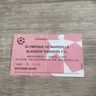 RARE Olympique Marseille v Rangers Ticket UEFA Champions League 1993 Original