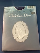 Christian Dior Vintage Deadstock Hoisery Control Top Designer Ultra Sheer SZ 1
